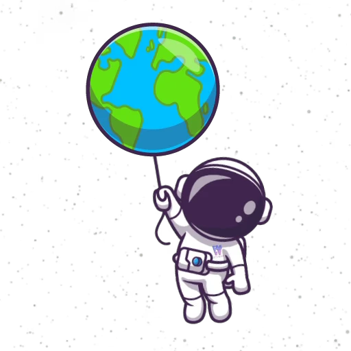 🌎 Стикер «Space Life» для Telegram