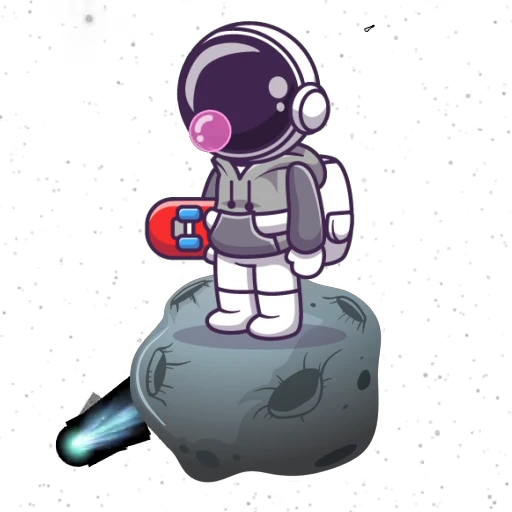 ☄️ Стикер «Space Life» для Telegram