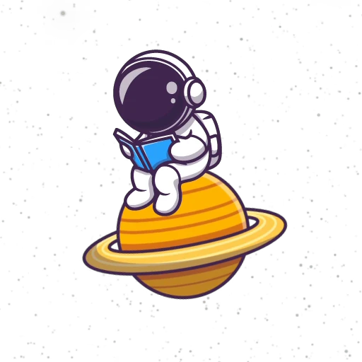 📘 Стикер «Space Life» для Telegram