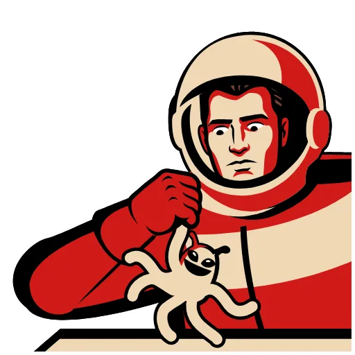 Стикер 17 Космос наш