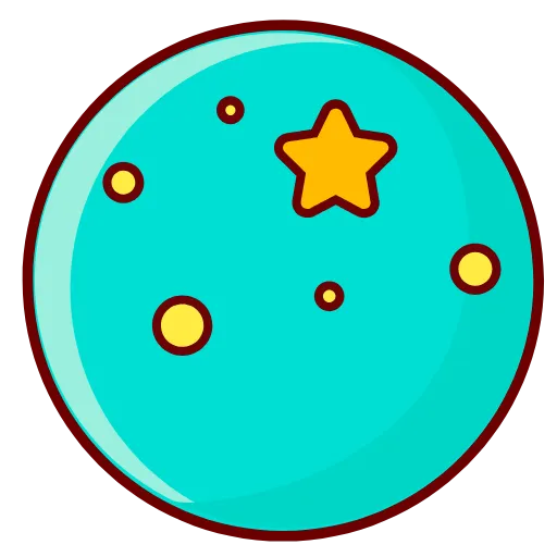 Стикер 54 Space Icons