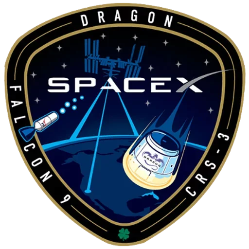 😏 Стикер «Космос и эмблемы Space X» для Telegram