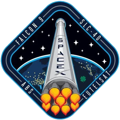 🤣 Стикер «Космос и эмблемы Space X» для Telegram