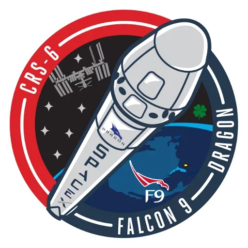 😕 Стикер «Космос и эмблемы Space X» для Telegram