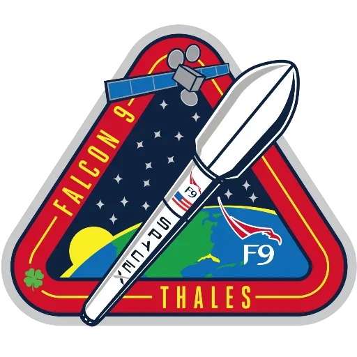 🤨 Стикер «Космос и эмблемы Space X» для Telegram