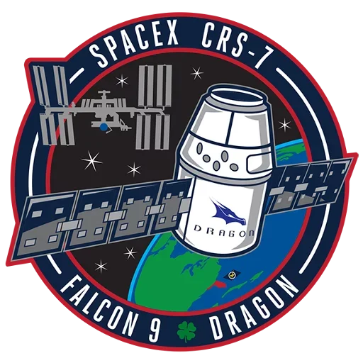 😚 Стикер «Космос и эмблемы Space X» для Telegram