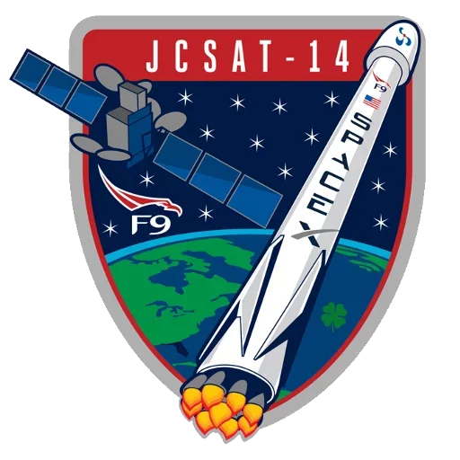 😋 Стикер «Космос и эмблемы Space X» для Telegram