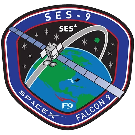 😌 Стикер «Космос и эмблемы Space X» для Telegram