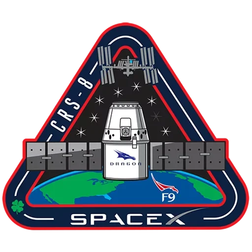 😚 Стикер «Космос и эмблемы Space X» для Telegram