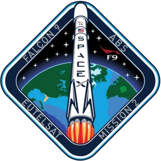 😚 Стикер «Космос и эмблемы Space X» для Telegram