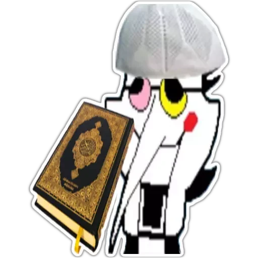 ☪ Стикер «Spamton spams a ton» для Telegram