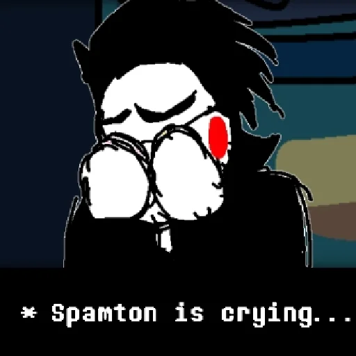 😭 Стикер «spamton [deltarune]» для Telegram