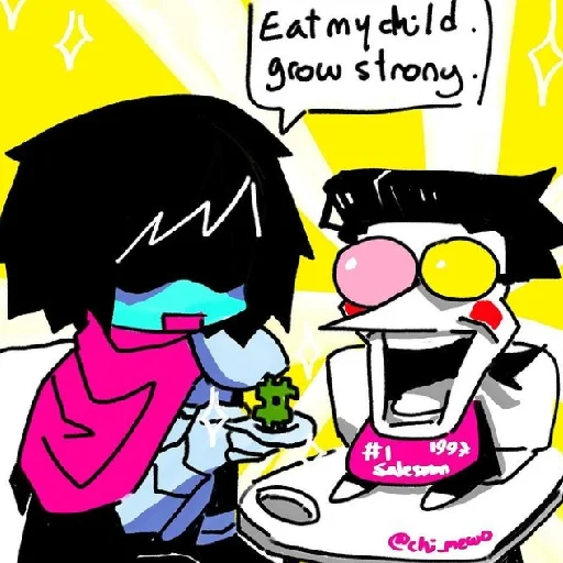 😄 Стикер «spamton [deltarune]» для Telegram