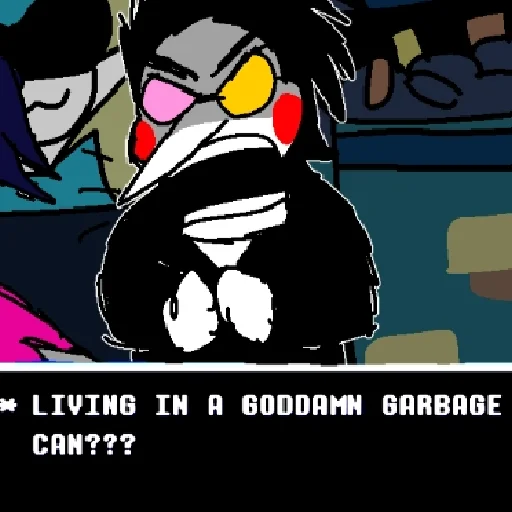 😡 Стикер «spamton [deltarune]» для Telegram