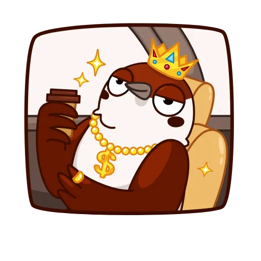 Стикер 2 Sparrow cabbie