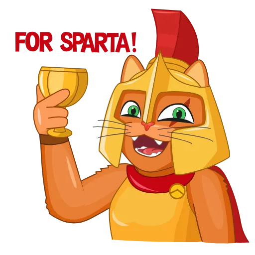 🏆 Эмодзи «Sparta Cats» для Telegram