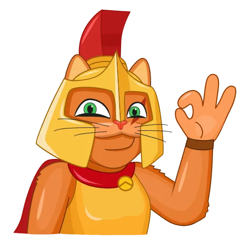 👌 Эмодзи «Sparta Cats» для Telegram