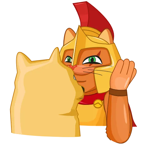 👏 Эмодзи «Sparta Cats» для Telegram