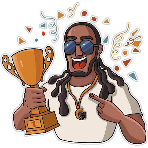 🥳 Стикер «Spartaman» для Telegram