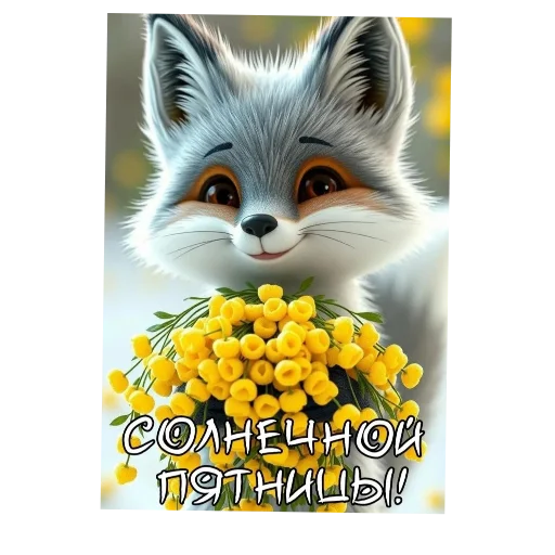 🐱 Стикер «Спасибо» для Telegram
