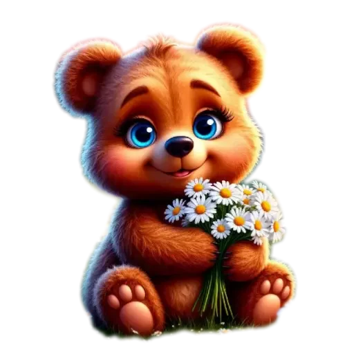 🧸 Стикер «Спасибо» для Telegram
