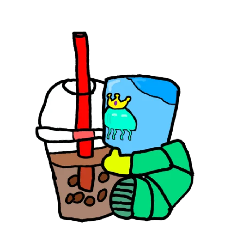🥤 Стикер «Спаут» для Telegram