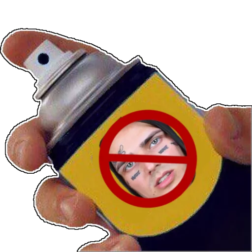 🚫 Стикер «spray» для Telegram