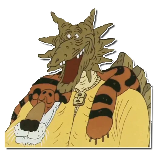 🦖 Стикер «Ух ты, говорящая рыба!» для Telegram