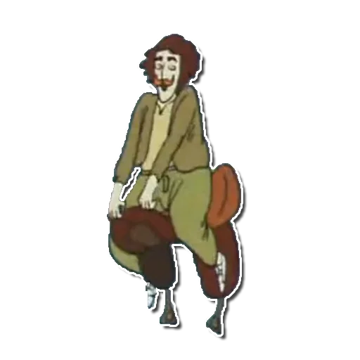 🐴 Стикер «Ух ты, говорящая рыба!» для Telegram