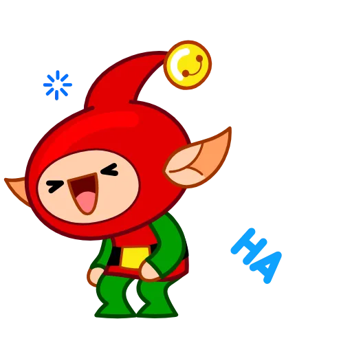 Стикерпак Speedy Elf для Telegram