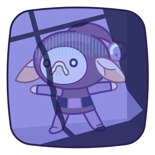 😱 Стикер «Speedy Elf» для Telegram