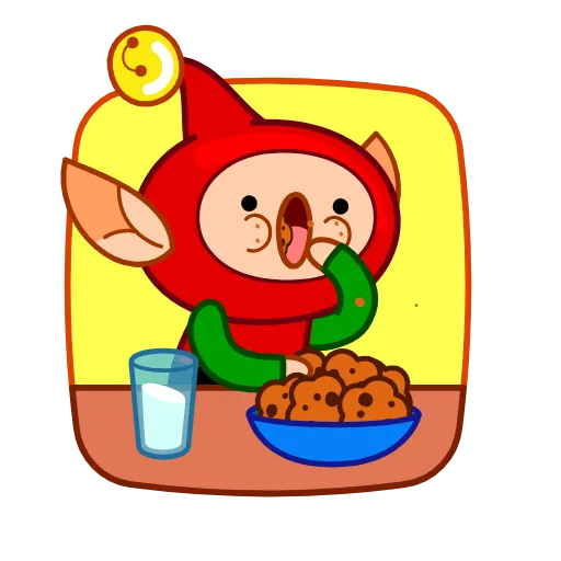 🤤 Стикер «Speedy Elf» для Telegram