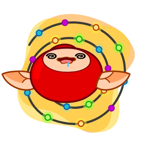😵‍💫 Стикер «Speedy Elf» для Telegram