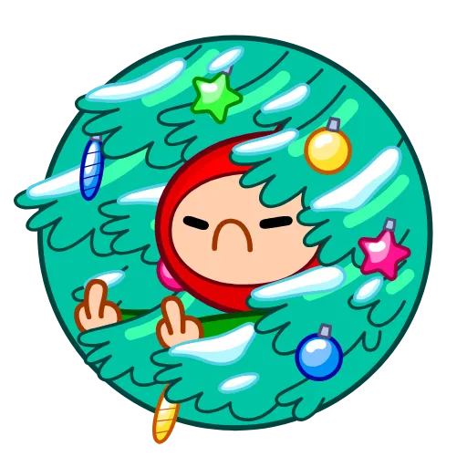 🖕 Стикер «Speedy Elf» для Telegram