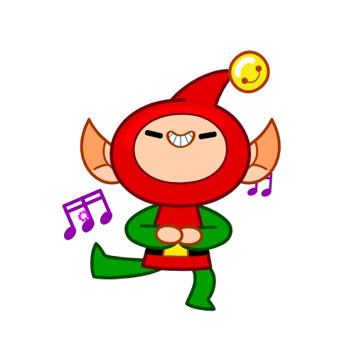 🕺 Стикер «Speedy Elf» для Telegram