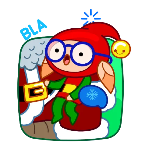 🤓 Стикер «Speedy Elf» для Telegram