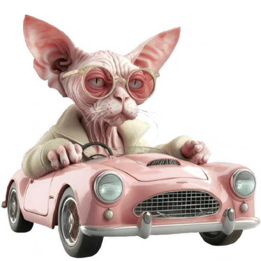🚗 Стикер «Кринжовый Сфинкс» для Telegram