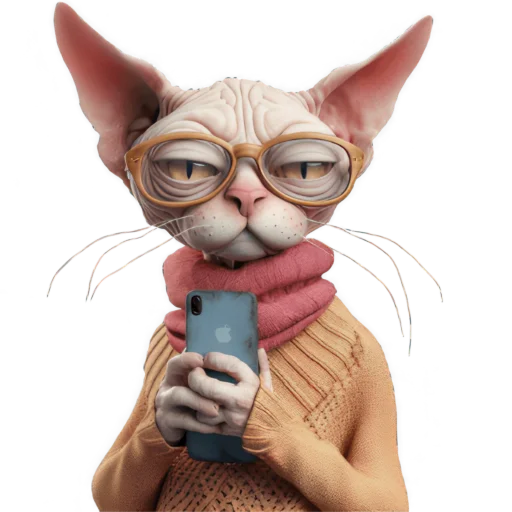 📷 Стикер «Кринжовый Сфинкс» для Telegram