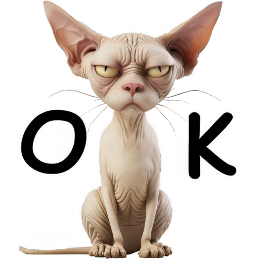 👌 Стикер «Кринжовый Сфинкс» для Telegram
