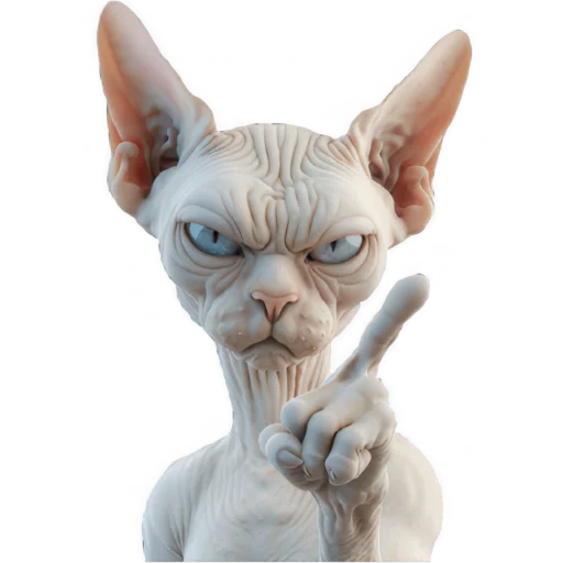 🙅‍♂ Стикер «Кринжовый Сфинкс» для Telegram