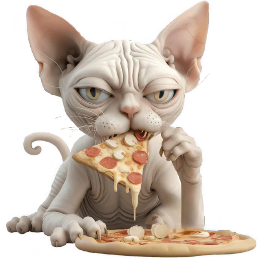 🍕 Стикер «Кринжовый Сфинкс» для Telegram