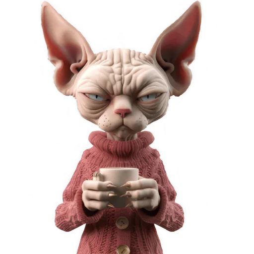 🤨 Стикер «Кринжовый Сфинкс» для Telegram