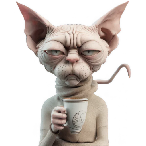 🌞 Стикер «Кринжовый Сфинкс» для Telegram