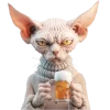 🍺 Эмодзи «Кринжовый Сфинкс» для Telegram