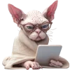 🤓 Эмодзи «Кринжовый Сфинкс» для Telegram