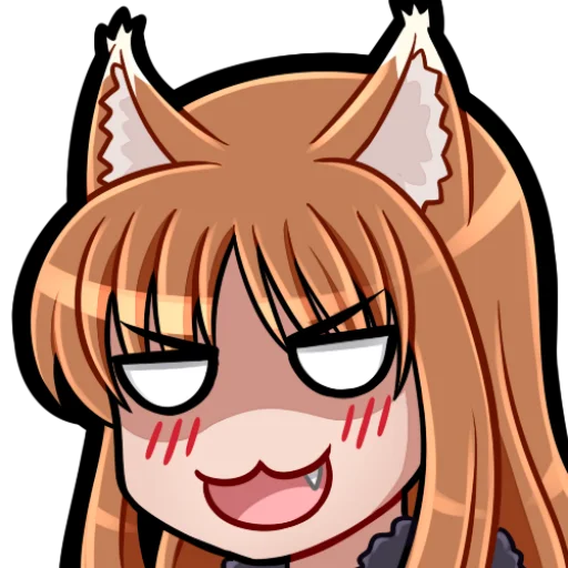 😈 Стикер «Holo, Холо» для Telegram