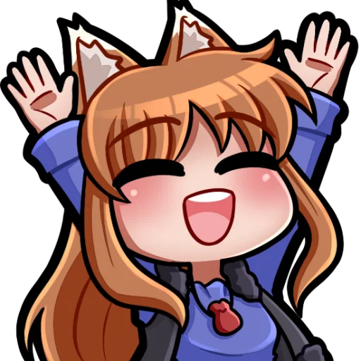 😎 Стикер «Holo, Холо» для Telegram