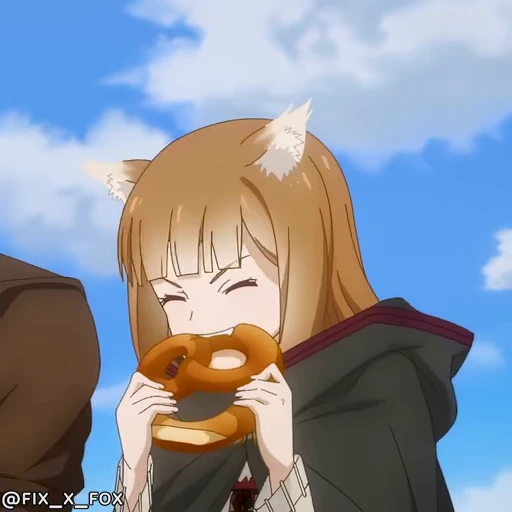 😋 Стикер «Spice and Wolf Merchant Meets the Wise Wolf» для Telegram
