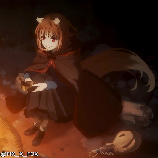 😋 Стикер «Spice and Wolf Merchant Meets the Wise Wolf» для Telegram