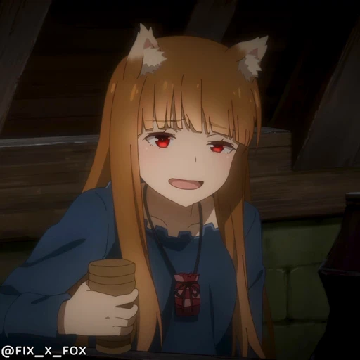 😂 Стикер «Spice and Wolf Merchant Meets the Wise Wolf» для Telegram